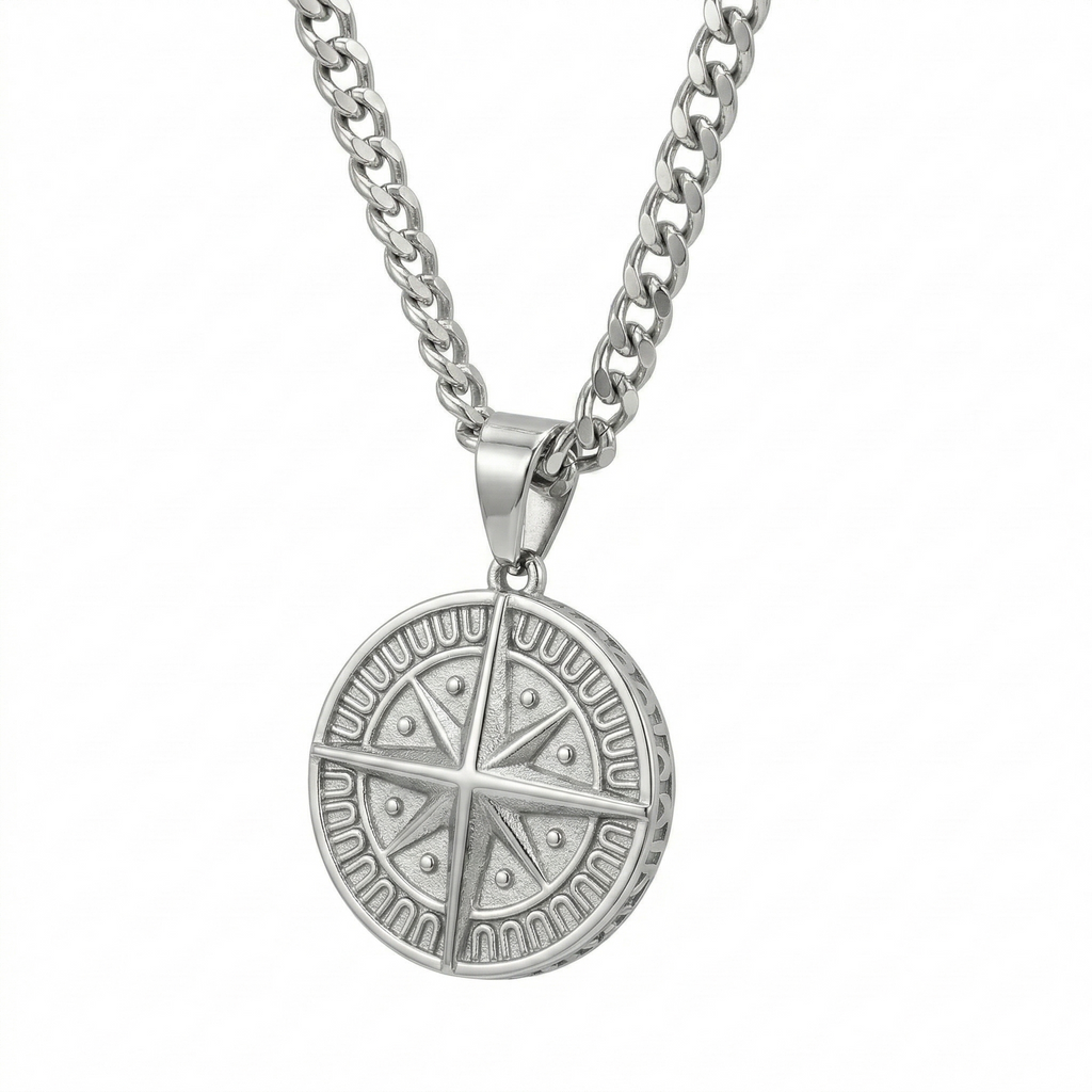Collar North Star Plata