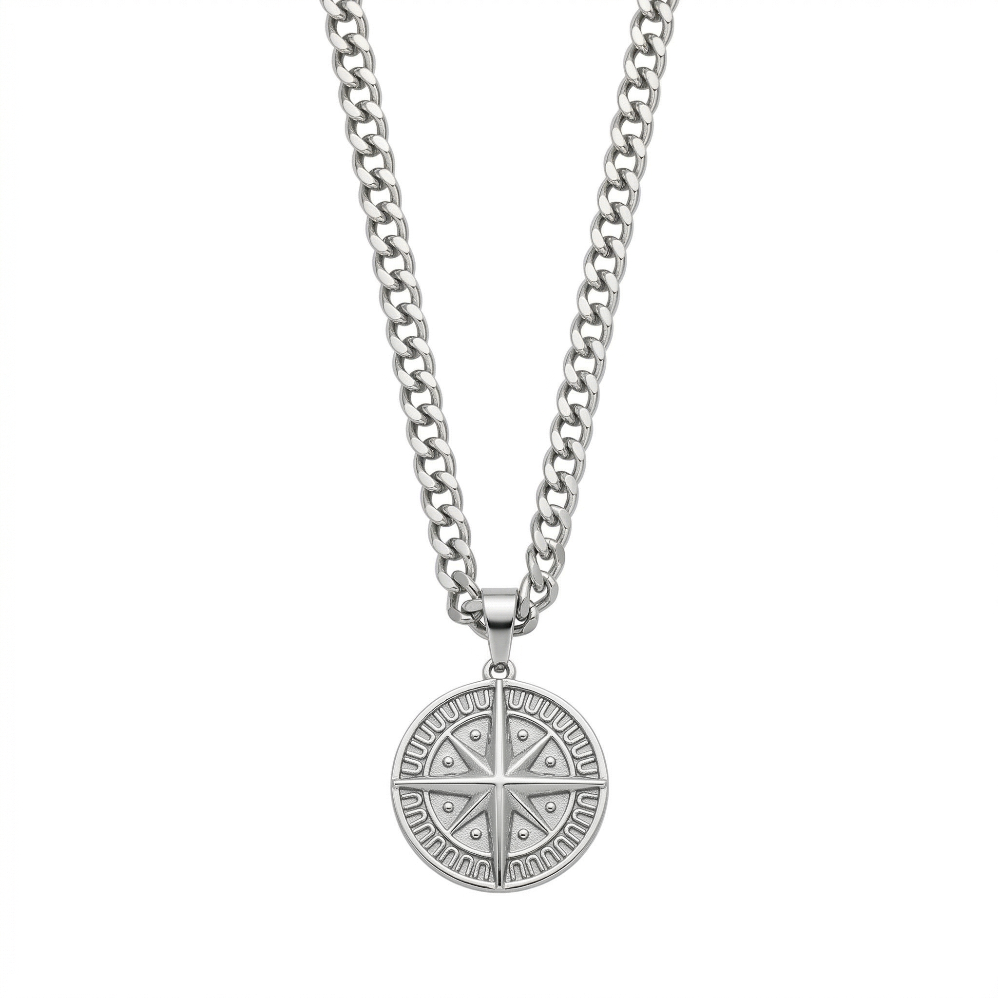 Collar North Star Plata