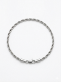 Brazalete Trenzado Clásico en Acero