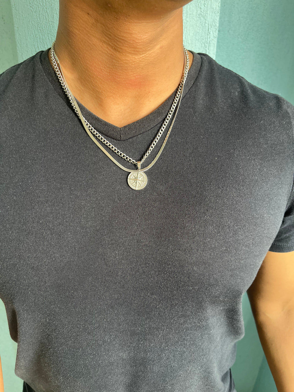 Collar North Star Plata
